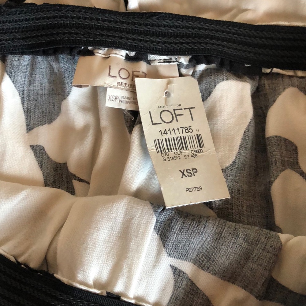 LOFT STRAPLESS JUMPSUIT size XSP Petite - Picture 15 of 17